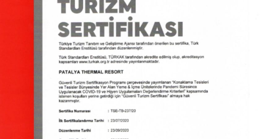 Patalya Thermal Resort Hotel