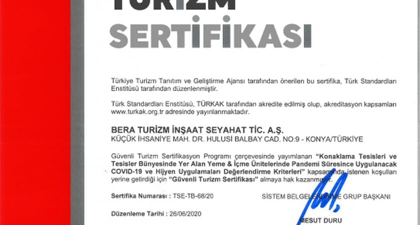 Bera Konya Hotel